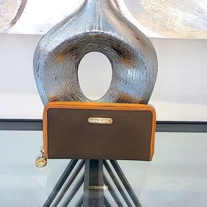 Michael Kors Nylon and Leather Wallet